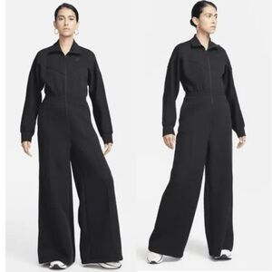 Nike Tech Fleece Jumpsuit Size XS Womens Black Sportswear Windrunner Retail $185
